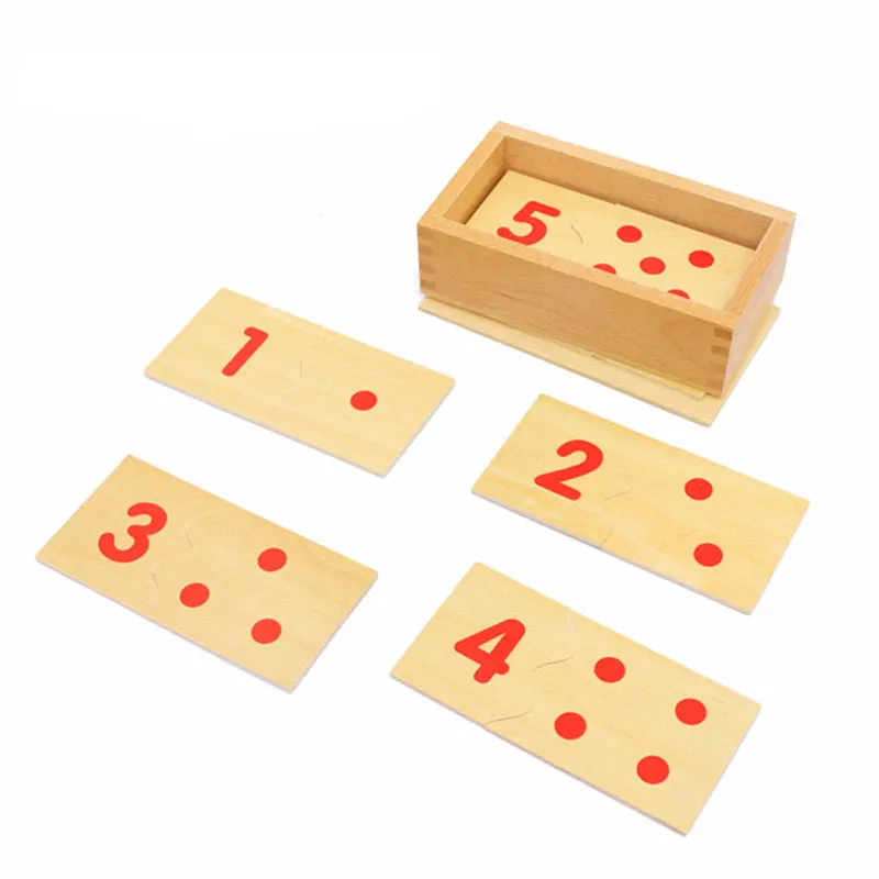  Montessori Wooden Math Toys For Children Preschool Educational Montessori Materials Number Matching - 32851978503