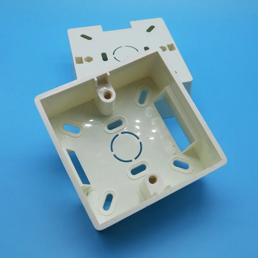

6pcs/Lot Residential Commonly Used 86 Model PVC Surface-type Outlet Junction Box Electrical Accessories Socket Mounting Box