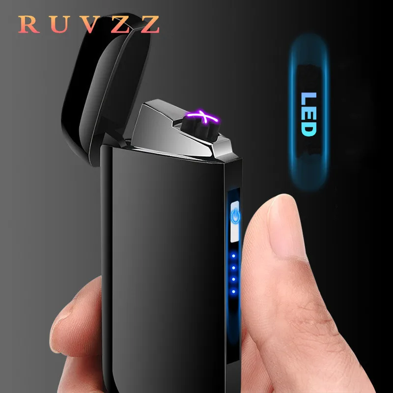 Touch Electric USB Cigarette Lighter LED Display Electronic