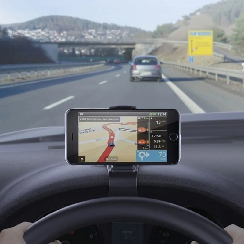 

Universal Car Phone Mount Bracket HUD Design Dashboard Phone Stand Cradle Cell Phone Holder for Car GPS Car Accessories