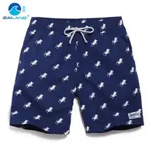 Летние спортивные шорты мужские брендовые новые тонкие свободные пляжные плавки короткие мужские брюки плюс размер мужские водонепроницаемые Шорты для плавания