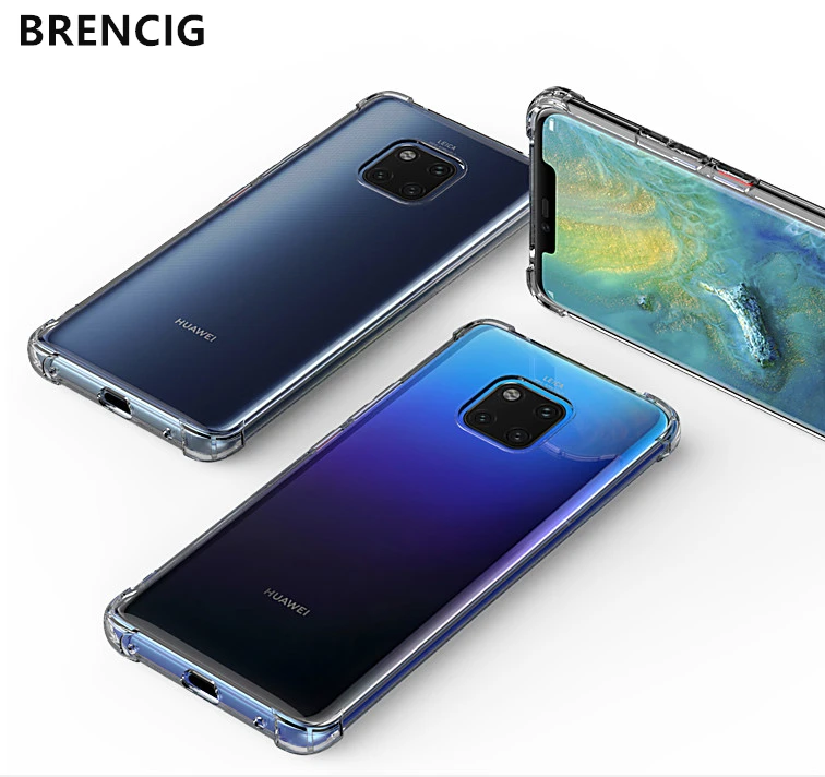 Для huawei mate 20 Pro Lite прозрачный термопластичный полиуретан силиконовый Прозрачная