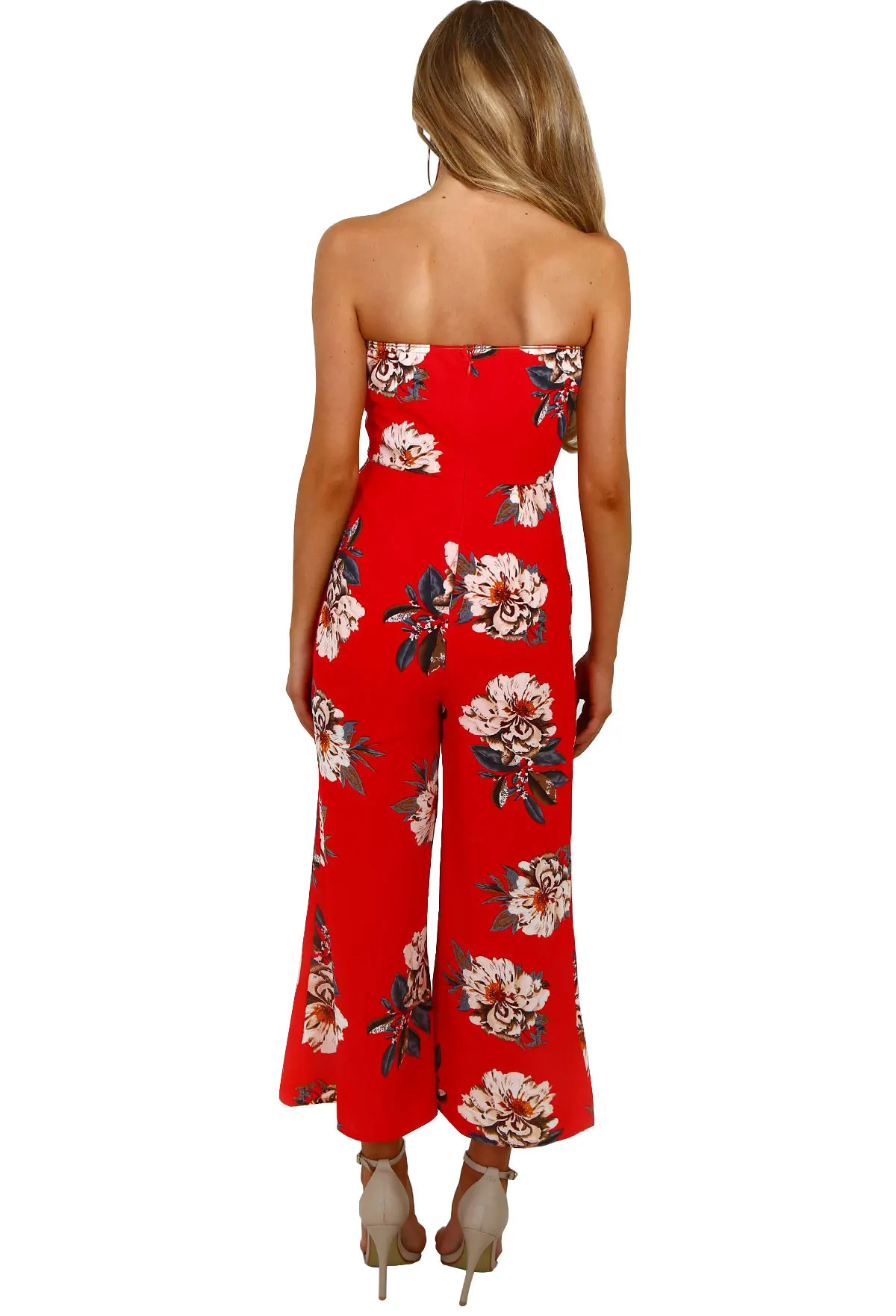 Floral Print Women Jumpsuits 069a (4)