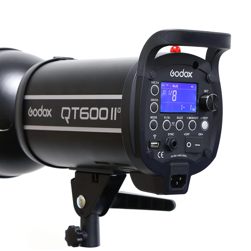 Студийная стробоскопическая вспышка Godox 3X QT600II 600 Вт со встроенной беспроводной
