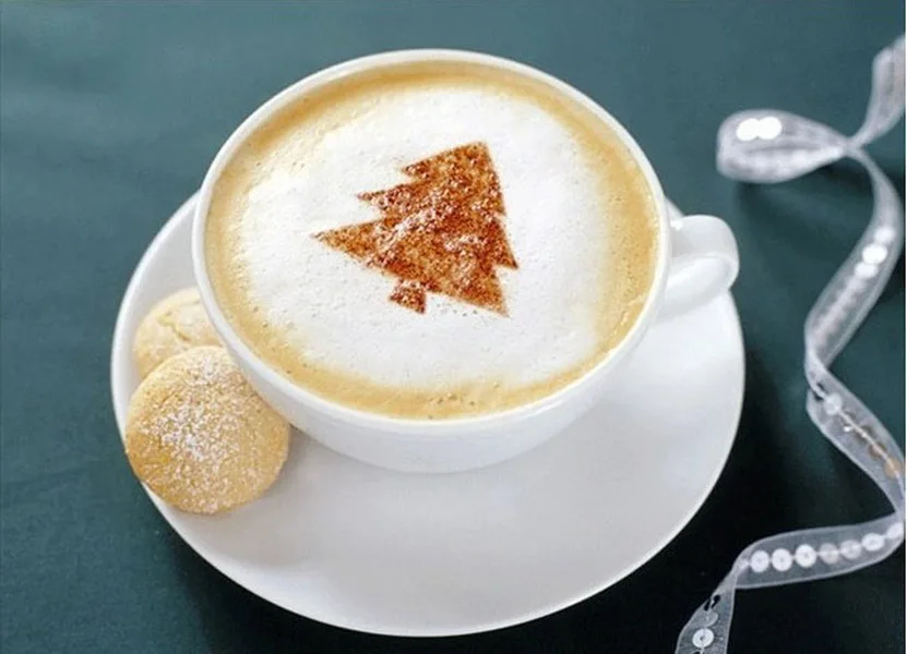 

DHL 500set 16Pcs/set Coffee Latte Cappuccino Barista Art Stencils Cake Templates Coffee Tools Accessories