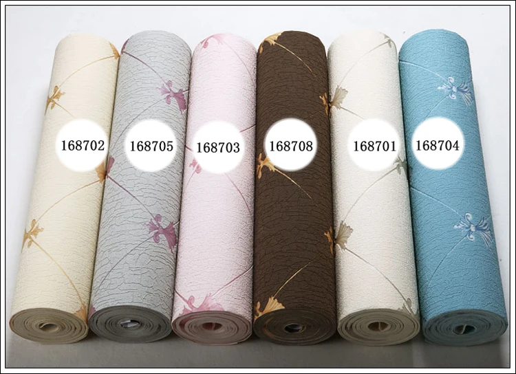 High Quality Thick Flocked European Style 3D Wallpaper For Walls Bedroom Living room TV Background Decor Home Wall paper Rolls