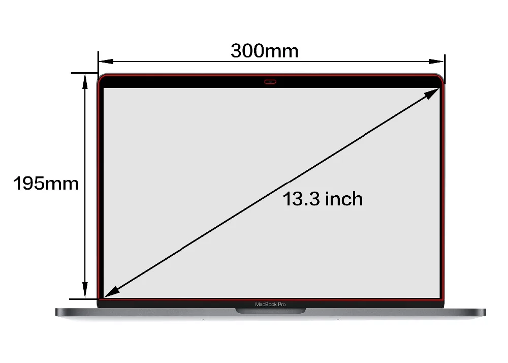 Полноэкранные фильтрующие экраны Защитная пленка для MacBook pro 13 дюймов новая модель A1708 A1706 A1989 с сенсорной панелью