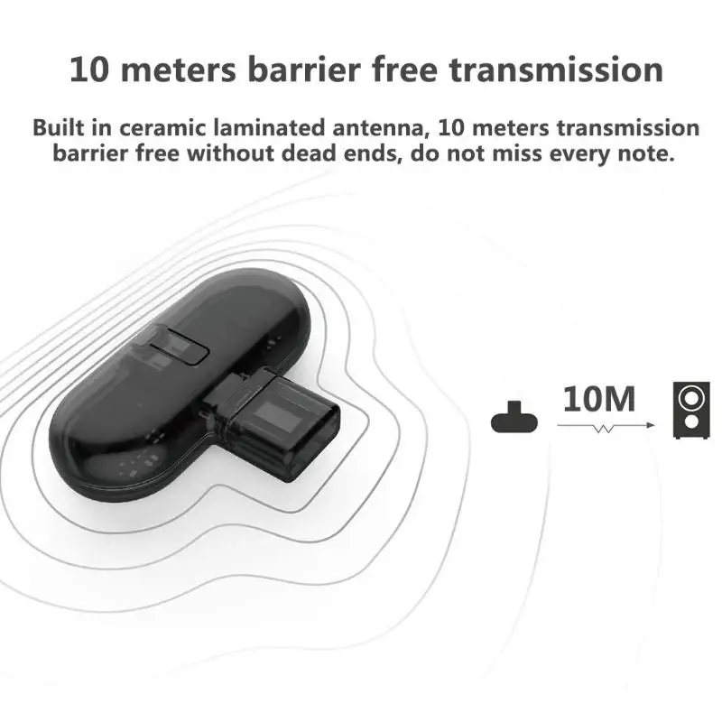 ALLOYSEED беспроводной bluetooth передатчик наушники аудио адаптер для розеток