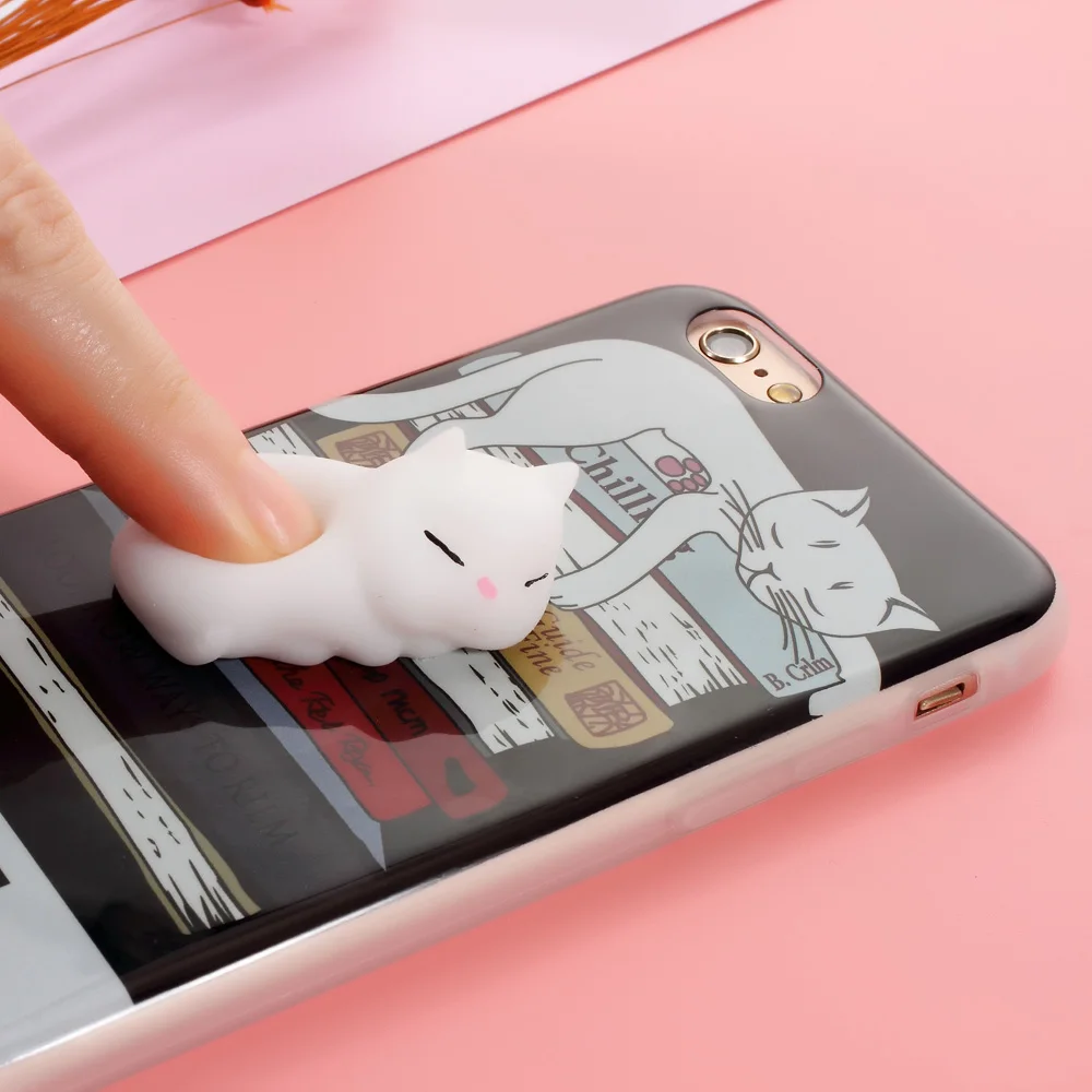 3D Squishy Cat iPhone Cases