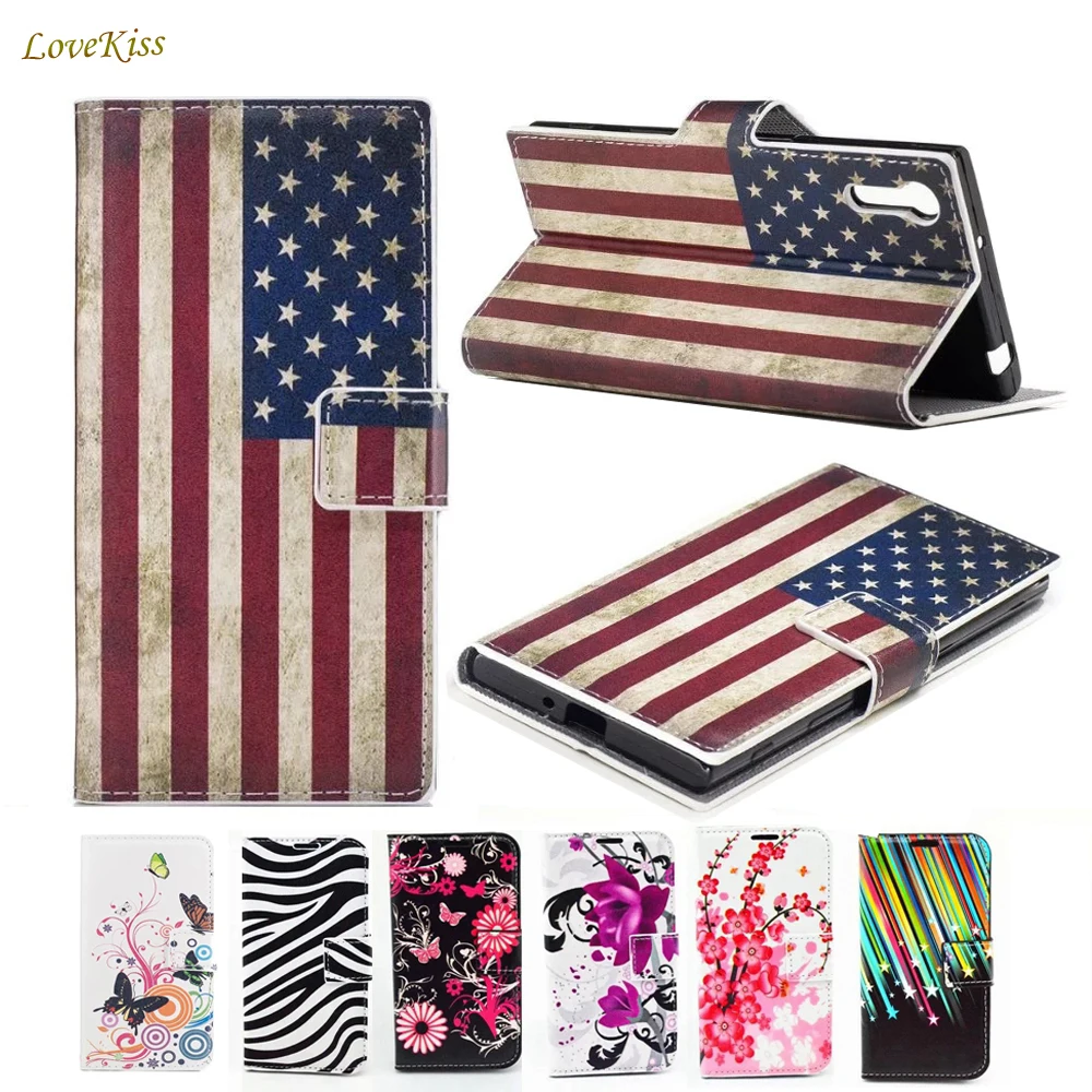 

Flower Pattern Leather Wallet Cases For Sony Xperia E3 D2203 D2243 E3 Dual D2212 Shell Back Cover Coque Fundas Phone Bag Holder
