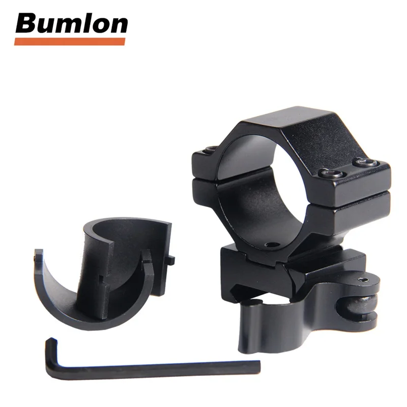 2pcs QD Rifle Scope Mount 30mm/25.4mm Ring Quick Release Fits 20mm