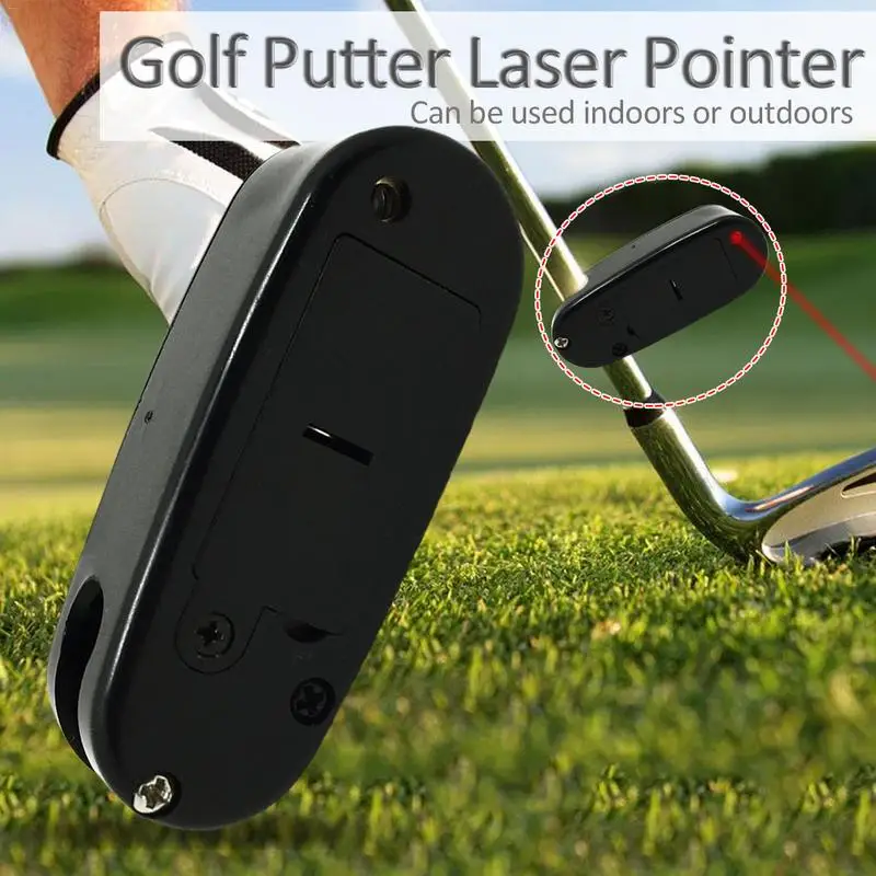 

Brand New Mini Black Golf Putter Laser Pointer Putting Training Aim Line Corrector Improve Aid Tool Golf Practice Accessories