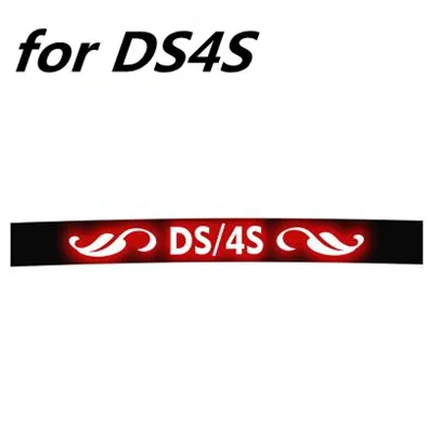 Наклейки и наклейки из углеродного волокна с высоким креплением стоп-сигнал, светильник для автомобиля, Стайлинг, маркировка "DS Spirit" DS4S DS5 DS6 DS7, аксессуары - Название цвета: for DS4S