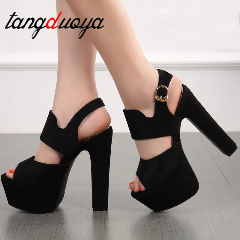 womens black high heels