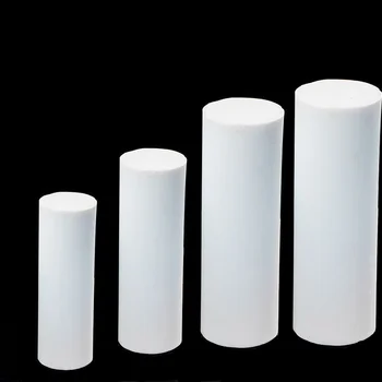 

High(low) temperature resistance PTFE rod 50mm*25cm/Acid-alkali resistance rod/ high quality PTFE solid plastic rods