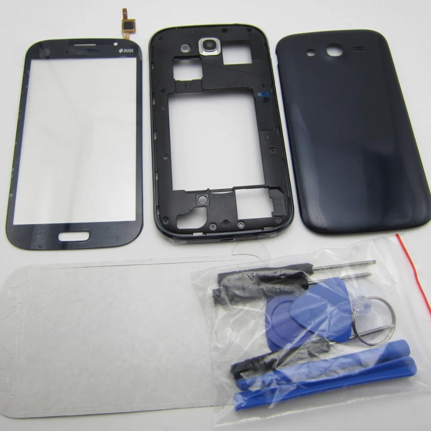 

For Samsung Galaxy Grand Duos I9082 Touch Screen Digitizer GT-i9082 Digitizer Sensor Full Housing Cases Set Replacement