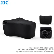 Best price JJC Digital Camera Colourful Bag 148mm (W) x 113mm(H) x 188mm (D)Large Pouch DSLR Neoprene Big Case For Canon Nikon