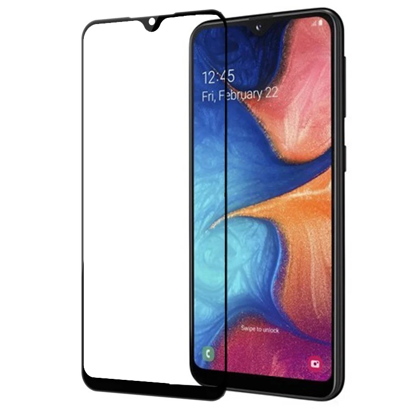 

50PCS Full Glue Screen Protector Full Coverage Tempered Glass For Samsung Galaxy A10E A20E A2 Core A40S Protection Film Glass