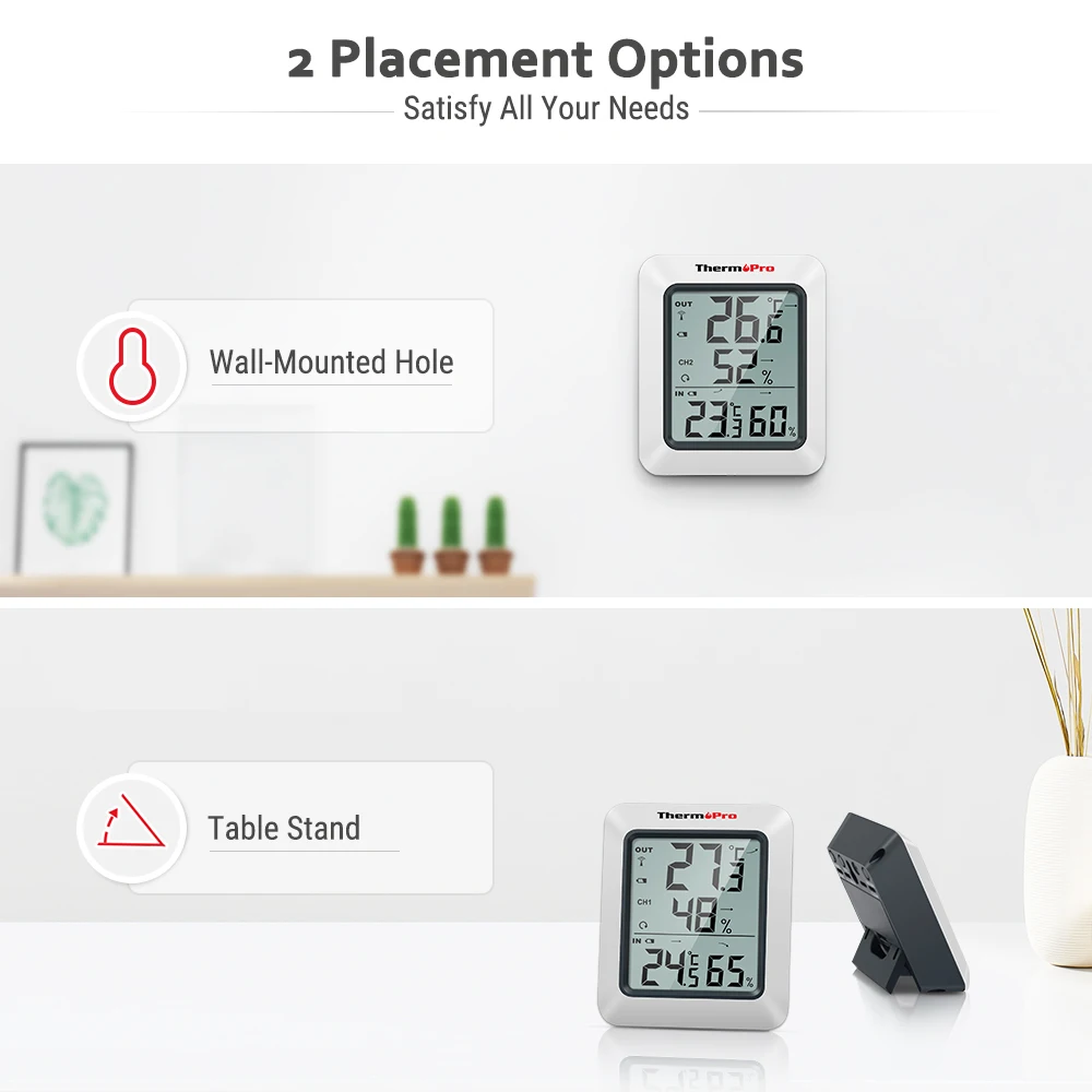 Wireless Digital Indoor-Outdoor Thermometer Hygrometer Weather Station