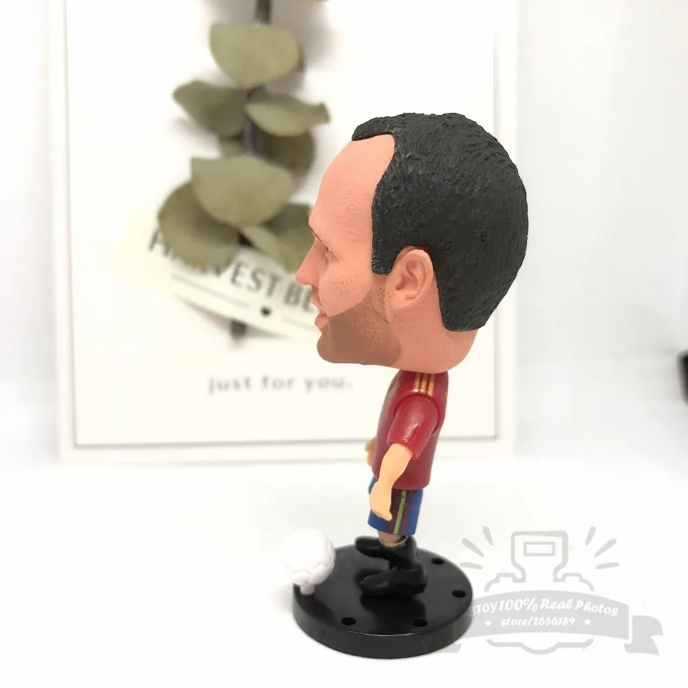 Soccerwe фигурки кукол Футбольные Звезды 17 18 Испания Iniesta 6 # подвижные суставы Смола