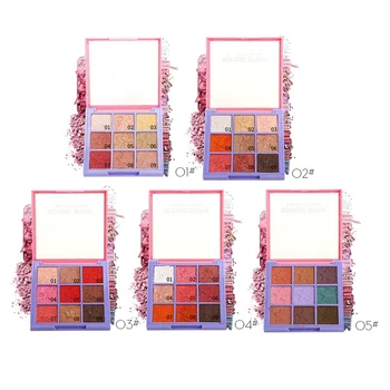 

9 Colors Eyeshadow Pallete Easy to wear Eyes Makeup Shadow Palette Makeup Tools Beauty Cosmetics Maguiagem P2
