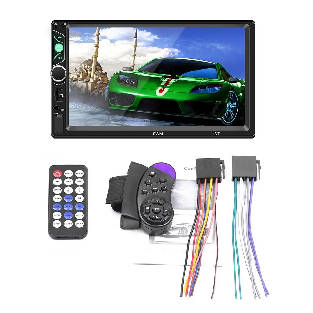

2 din Car Radio 7" HD Autoradio Multimedia Player IOS 7 Android Auto Audio The Car Card Radio Bluetooth Phone Auto Audio Stereo