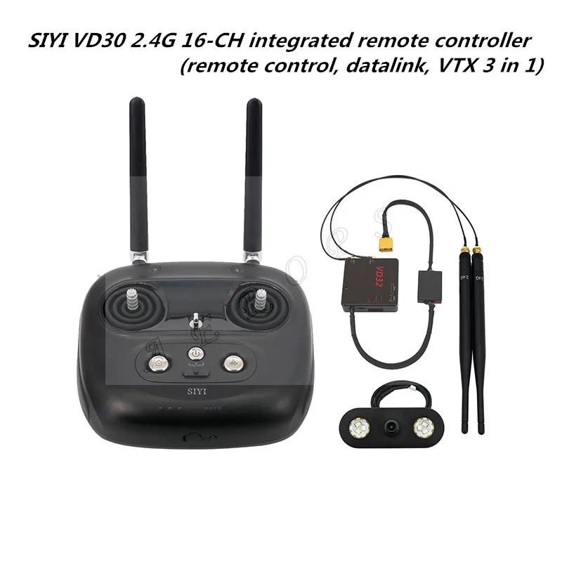 Aerops SIYI VD30 2 4G 16 CH S. bus FPV Integrated Radio Control Datalink VTX 3 в 1 для сельскохозяйственный