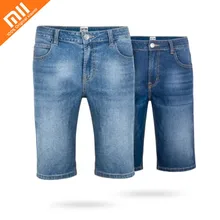 Новинка, модные джинсовые шорты xiaomi из хлопка, летние мужские освежающие Повседневные Удобные шорты шутника высокого качества