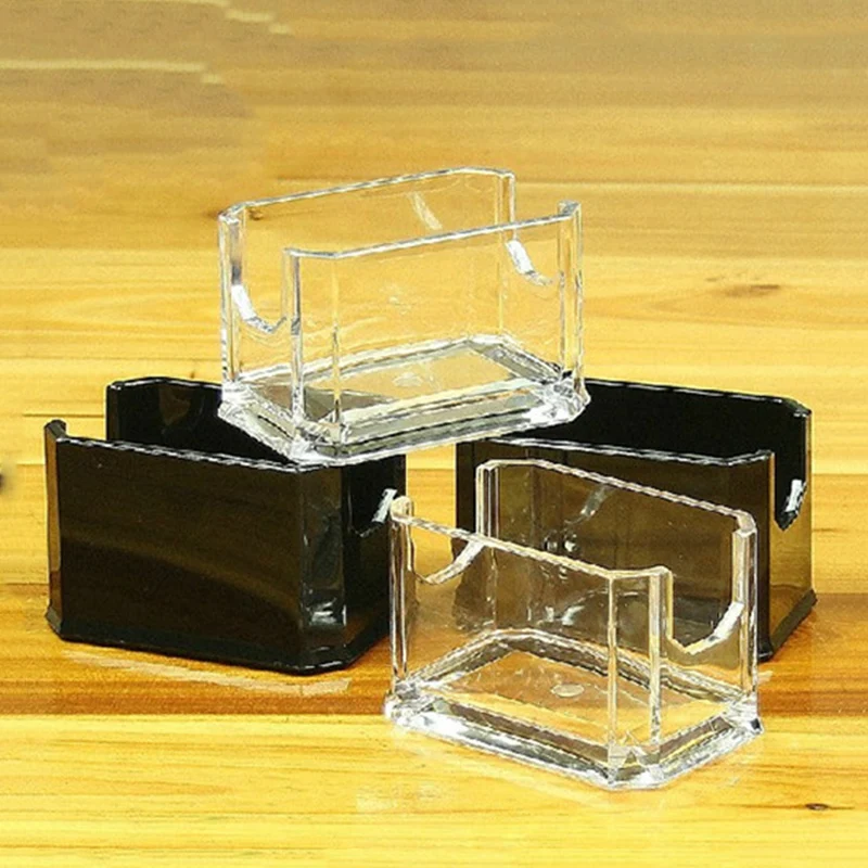 Practical Tea Bag Box Plastic Sugar Seat Eco-friendly Tea Sugar Bag Box Exquisite Solid Useful Kitchen Gadget