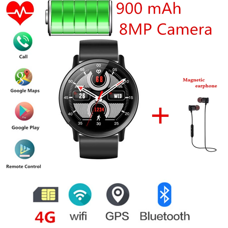 LEM X Smart Watch Android 7.1 MT6739 1GB RAM 16GB ROM 800W CAMERA Smartwatch Support 4G GPS WIFI Battery 900 mAh FOR Android IOS
LEM X Smart Watch Android 7.1 MT6739 1GB RAM 16GB ROM 800W CAMERA Smartwatch Support 4G GPS WIFI Battery 900 mAh FOR Android IOS