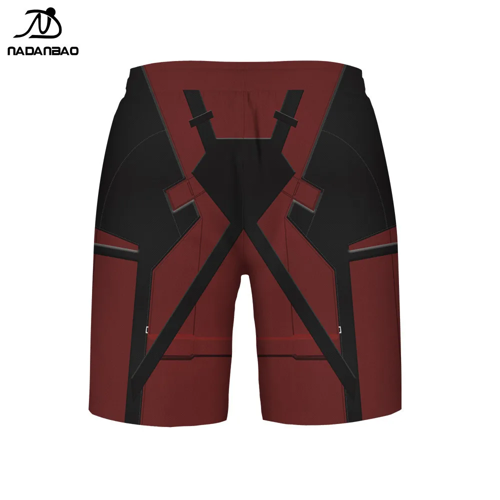 NADANBAO новые продукты Marvel Супер Герои Мстители печатные мужские летние пляжные шорты для серфинга мужские шорты для бега