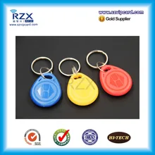 500 pcs passiva tag rfid chave fob chave rfid berloques 125 khz ABS material com keychain