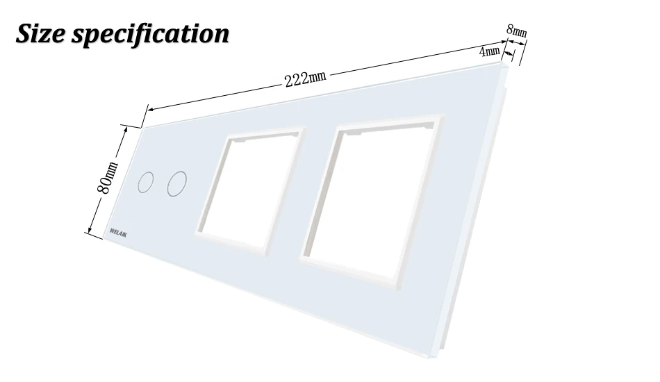 glass panel switch