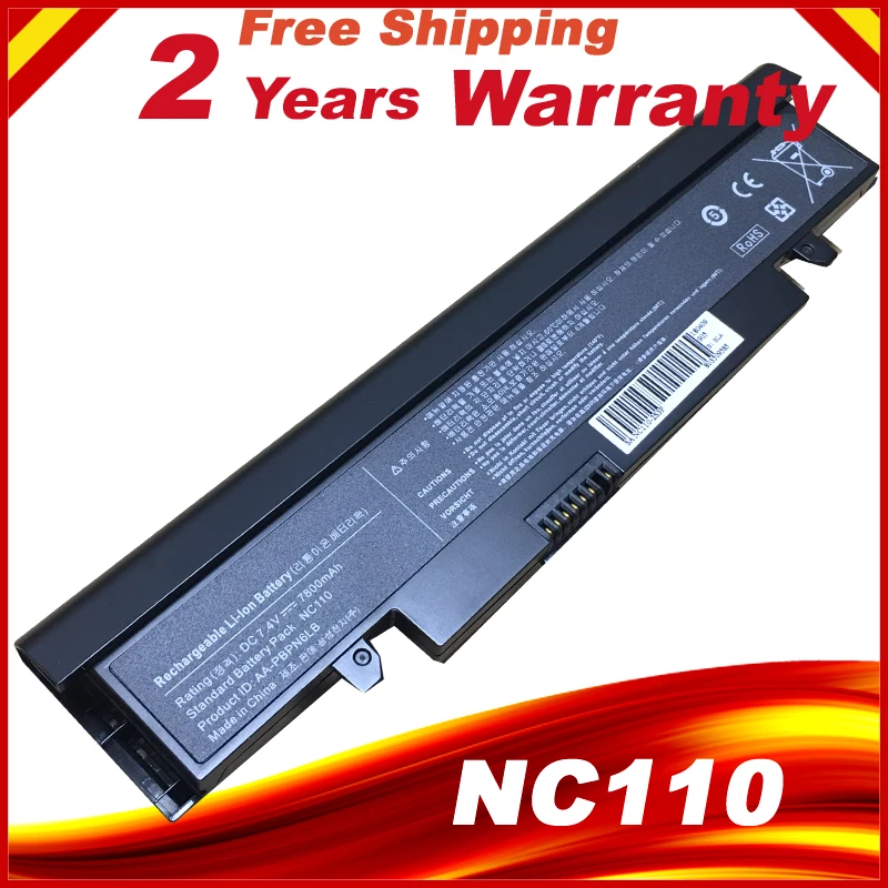 HSW Новый 6-ячейный Аккумулятор для ноутбука samsung NC110 NP-NC110 NT-NC110 NC111 NC210 NC208 NC215 NC215S