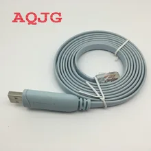 Новый 6FT 1FT ft232rl usb rs232 к rj45 консольный кабель для cisco маршрутизатор роутер Huawei AQJG