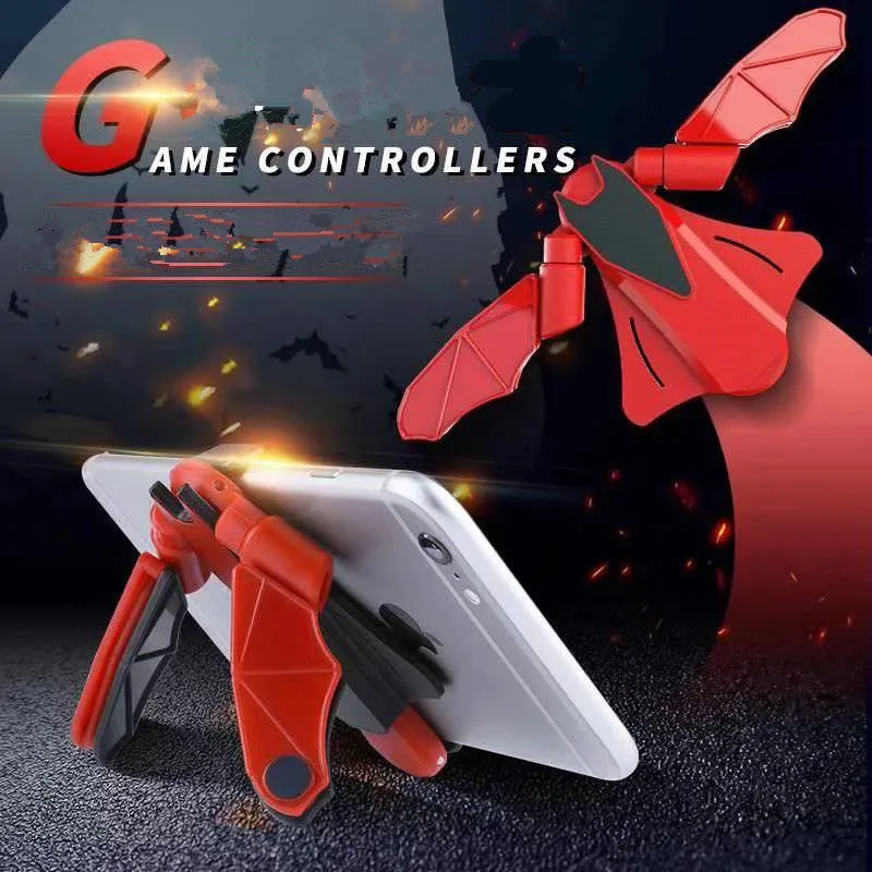  Bat Warri Six Finger All-in-One Mobile Game Controller Fire Key Button for PUBG Mobile Game Eating 