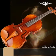 Ручной работы засушенный натуральный белый сосновый клен рисунок скрипки для 10 лет темного дерева Pinus Bungeana 4/4 3/4 1/2 1/4 V004