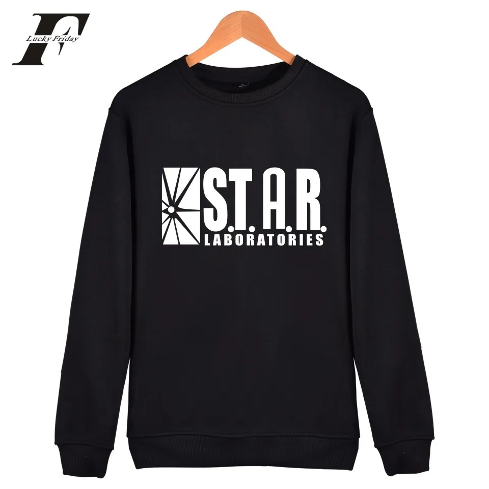 

LUCKYFRIDAYF 2017 STARLABS Superman Series moletom masculino Capless Sweatshirt men/women survetement homme tracksuit PlusS ize