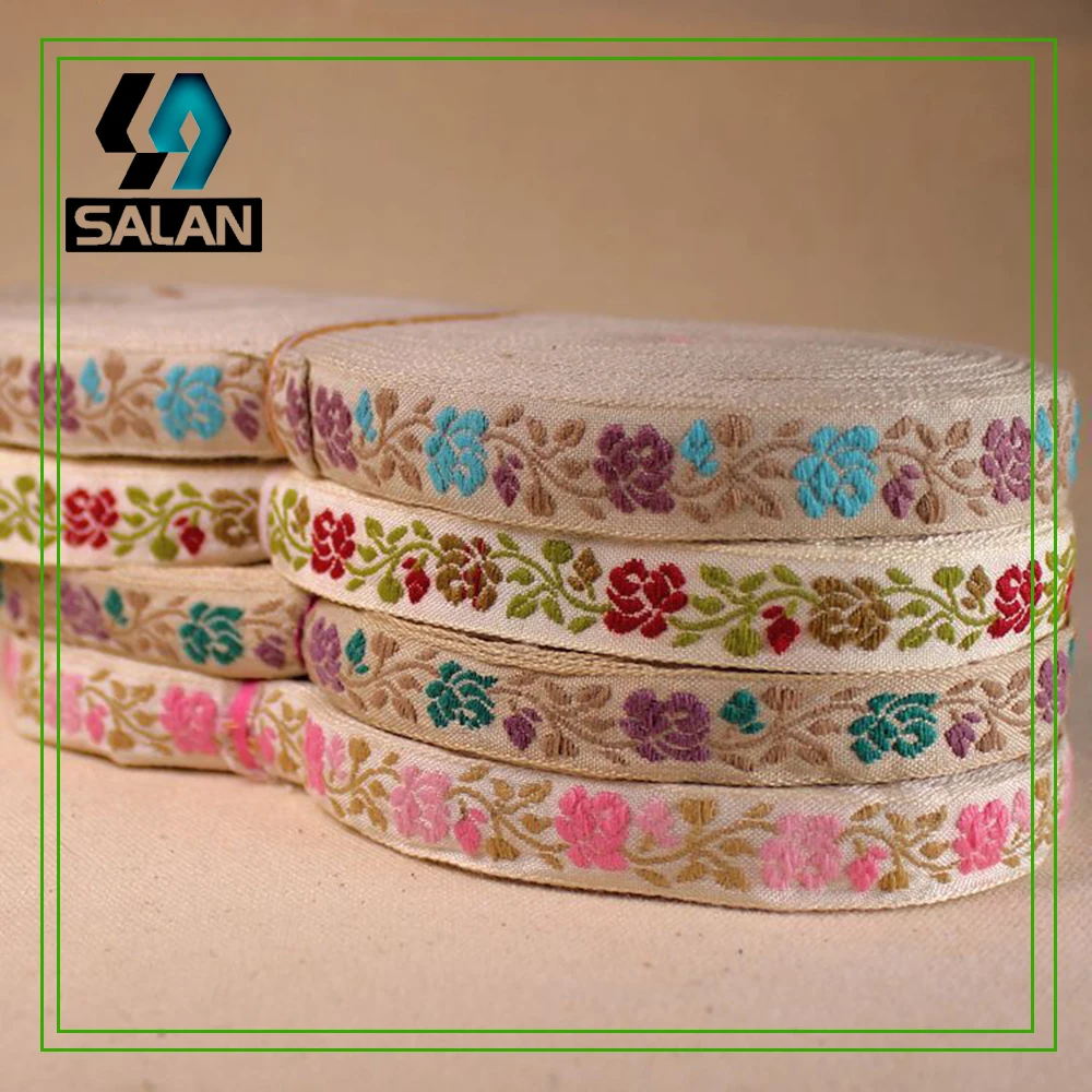 

New Retro national wind, micro stereo rose ribbon, costume border, cuffs, decorative lace,high quality lace