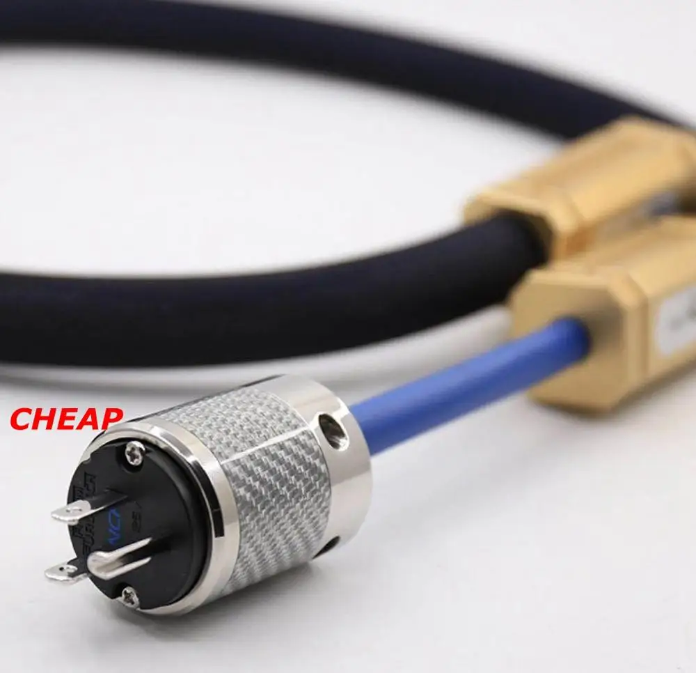 

Hi-End Siltech Triple Crown AC Power Cable with Furutech FI-50M NCF Plug US Version Power Cable