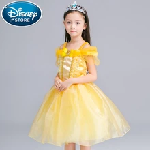 Disney «Холодное сердце» платье Косплэй для костюма в стиле детское платье принцессы из хлопка с блестками Детские платья для девочек детское рождественское платье с героями мультфильма «Моана»; платье «Принцесса Эльза»