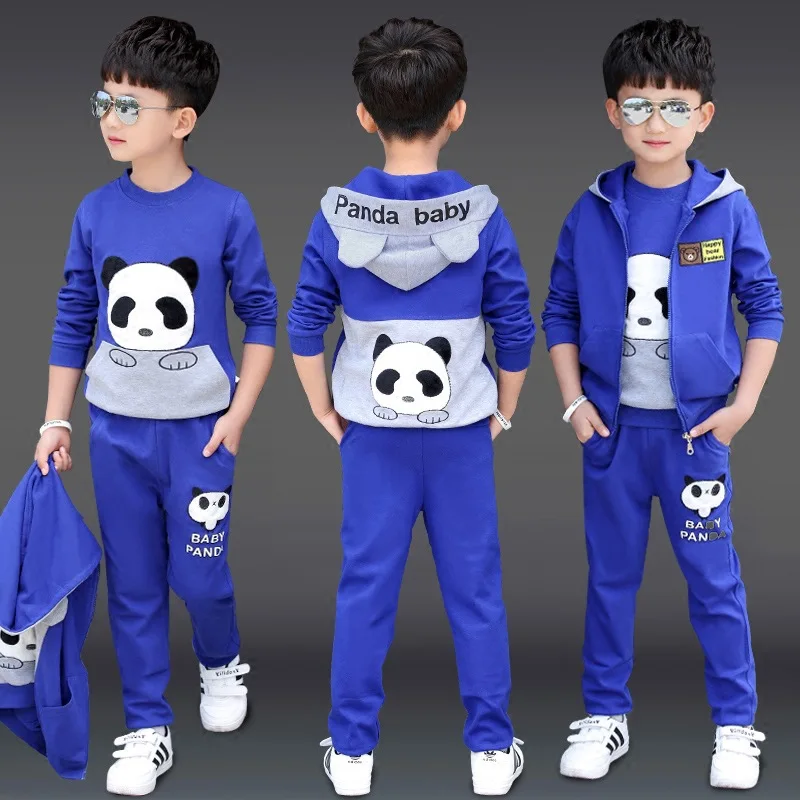 Baby Boy Clothes Cartoon Micky Warm Suit for The Boy Aged 3-12 Years Old Infant Winter Velvet Thicken Clothing Set 3 Pieces