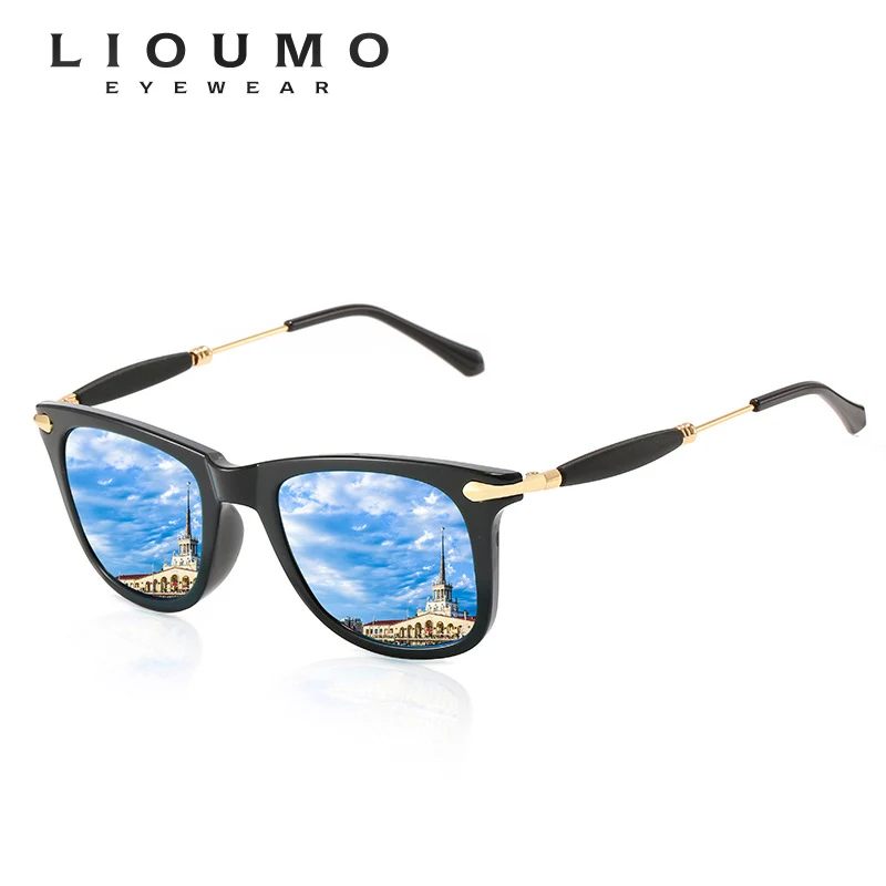 New Brand Design Sunglasses Men Polarized Driving Travelling Male Square Unique Vintage Style Frame Eyewear UV400 Gafas De Sol 