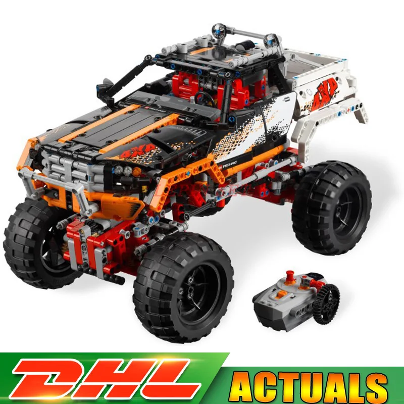 

Lepin 20014 1386PCS Technic The Remote-Control Four-Wheel Drive Off-road Vehicles Building Blocks Toy Compatible LegoINGLY 9398