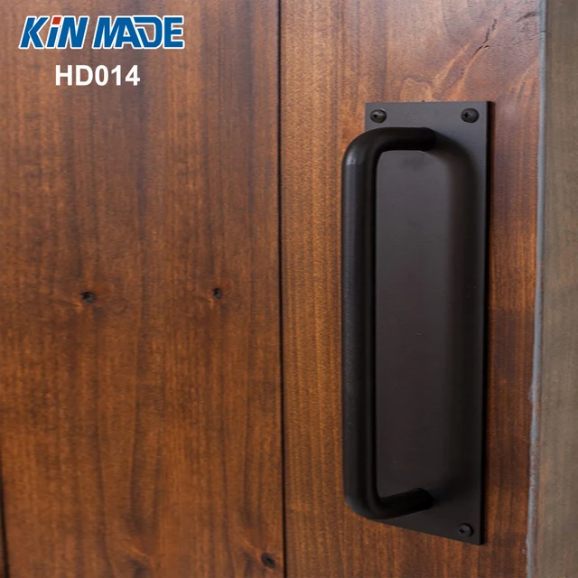 KINMADE Square Plate Vintage Barn Door Handle Industrial Studio ... KINMADE Square Plate Vintage Barn Door Handle Industrial Studio ...