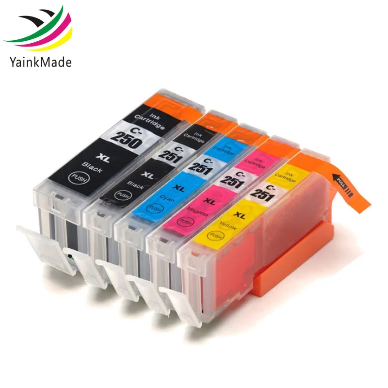 

Compatible Ink Cartridge Replacement for Canon PGI-250XL CLI-251XL PGI 250 XL CLI 251 XL for Canon Pixma MX922 MG7520 MG5420