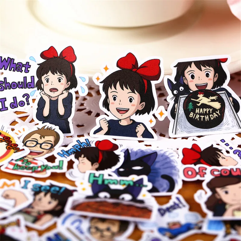 40 pcs Cute student sister Sticker for Kid DIY Laptop Waterproof Skateboard Moto font b phone