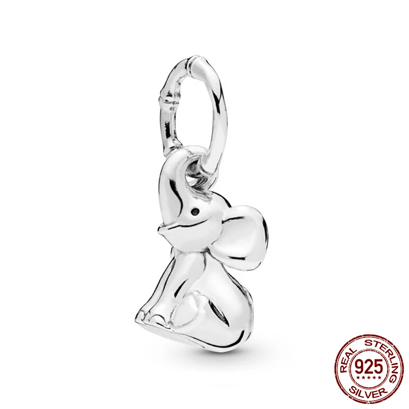 

New Arrival 100% 925 Sterling Silver Beads, Elephant Pendant Charms fit Original Pandora Bracelets Women DIY Jewelry