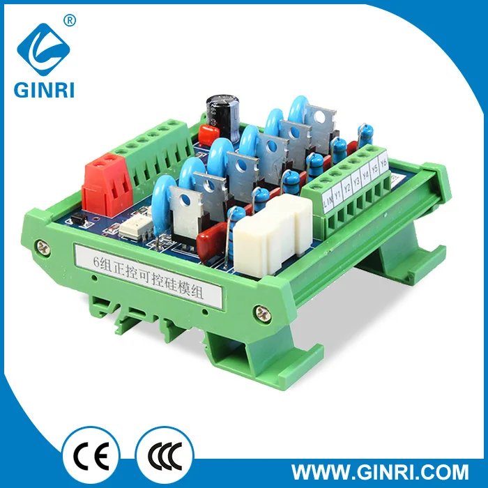 GINRI JR 6K relay module 6 channel relay board SCR terminal block mini
