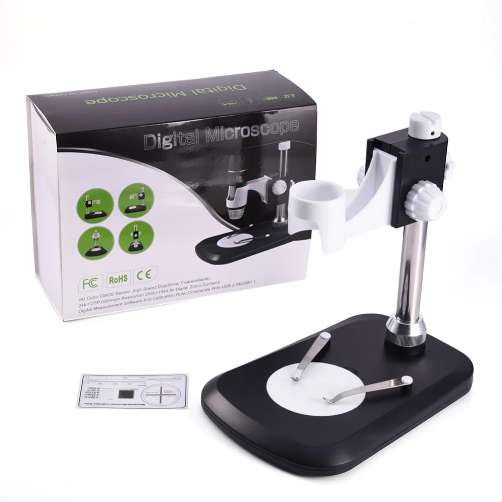 ABS+ металлический микроскоп стенд верстак поднятие понижения сцена держатель для USB цифровой микроскоп